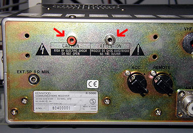 retro del Kenwood R-5000
