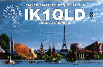 IK1QLD's QSL card