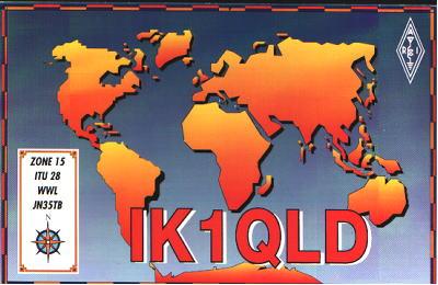 IK1QLD's QSL card