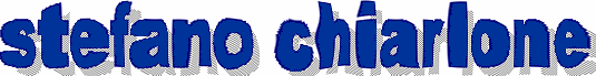 Stefano Chiarlone Home Page